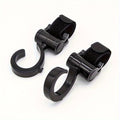 2-Pack 360° Rotating Stroller Hooks – Universal Pram Bag Hangers, Polycarbonate (PC)