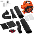 Leaf Blower, 26CC 2-Cycle Handheld with Vacuum and Collection Bag