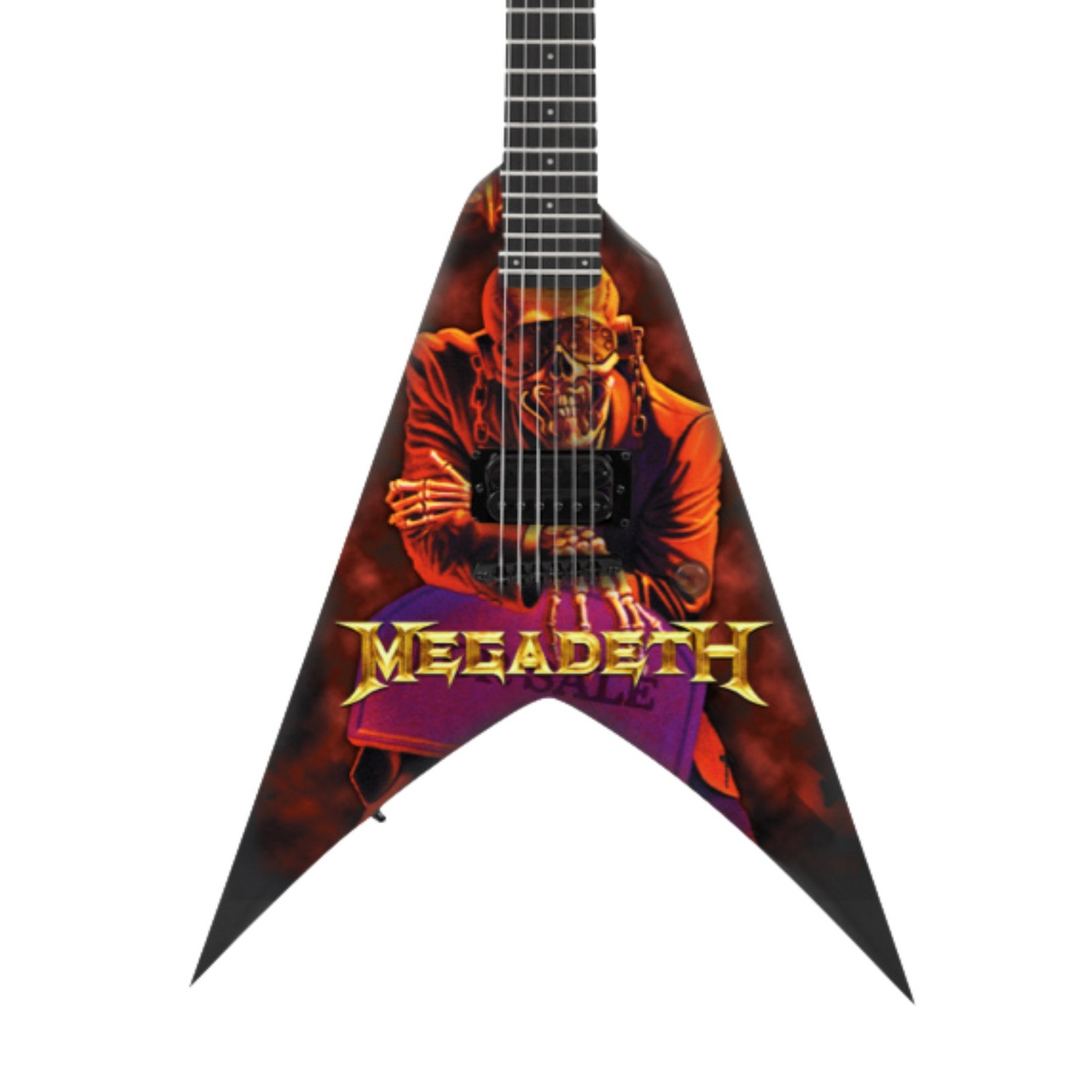 Megadeth "Peace Sells..." and "Dystopia" Collectible Miniature Guitar Set