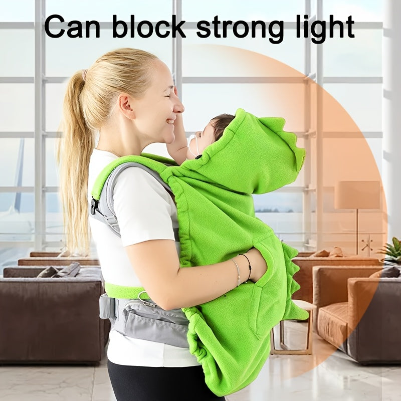 Baby Stroller Cover - Windproof Dinosaur Sunshade, Soft 100% Polyester Stroller Canopy for Travel & All-Season Use