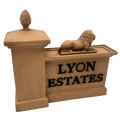 Back to the Future - Lyon Estates Gate Scaled Prop Replica