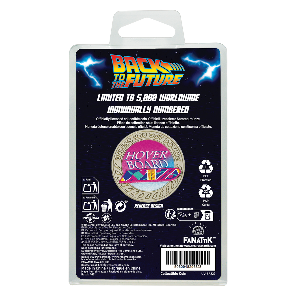 Back to the Future Part II Limited Edition Hoverboard Coin
