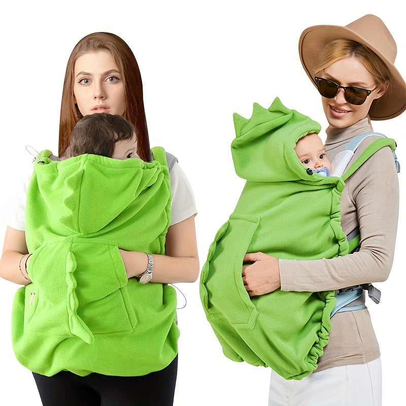 Baby Stroller Cover - Windproof Dinosaur Sunshade, Soft 100% Polyester Stroller Canopy for Travel & All-Season Use