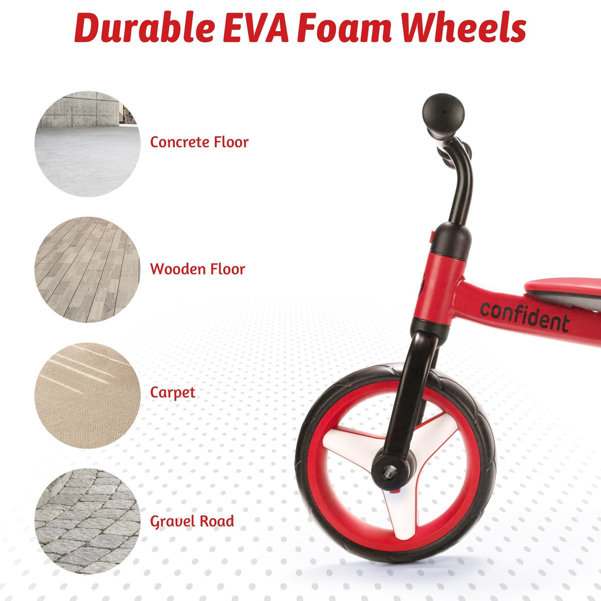 4-in-1 Folding Toddler Balance Tricycle – Convertible Pedal & Balance Bike for Ages 2+, Removable Pedals, One-Button Fold, Adjustable Seat & Handlebars – Unisex Birthday Gift