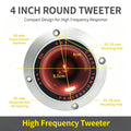 4 5 6.5 8 10 12 Inch Car Subwoofer Speaker  Heavy Bass Audio Loudspeaker For Car Stereo Modification