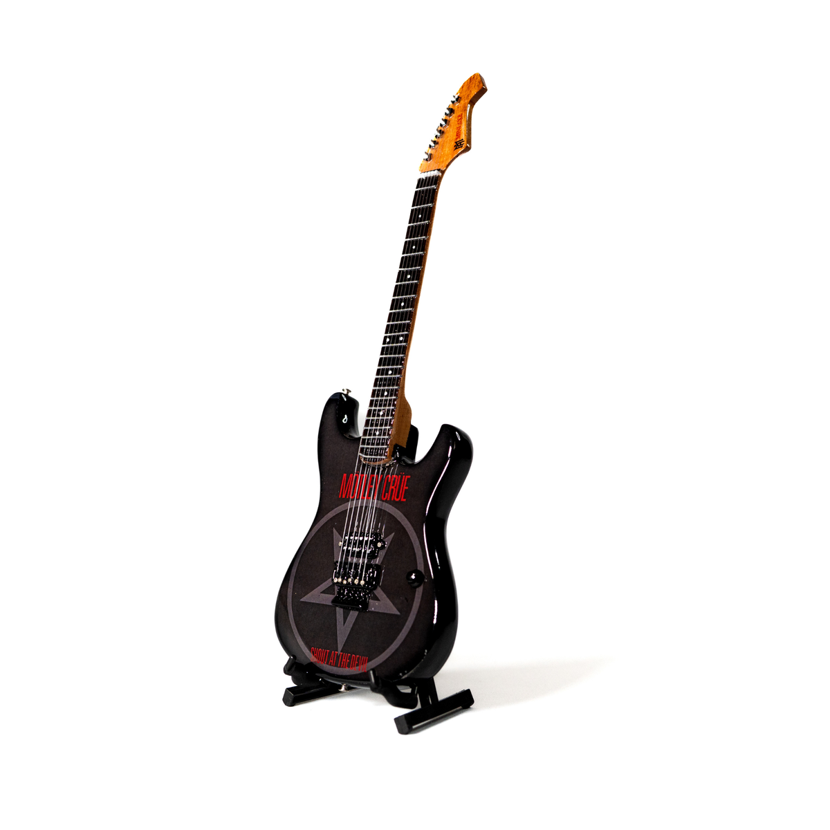 Mötley Crüe "Shout at the Devil" and "Dr. Feelgood" Collectible Miniature Guitar Set