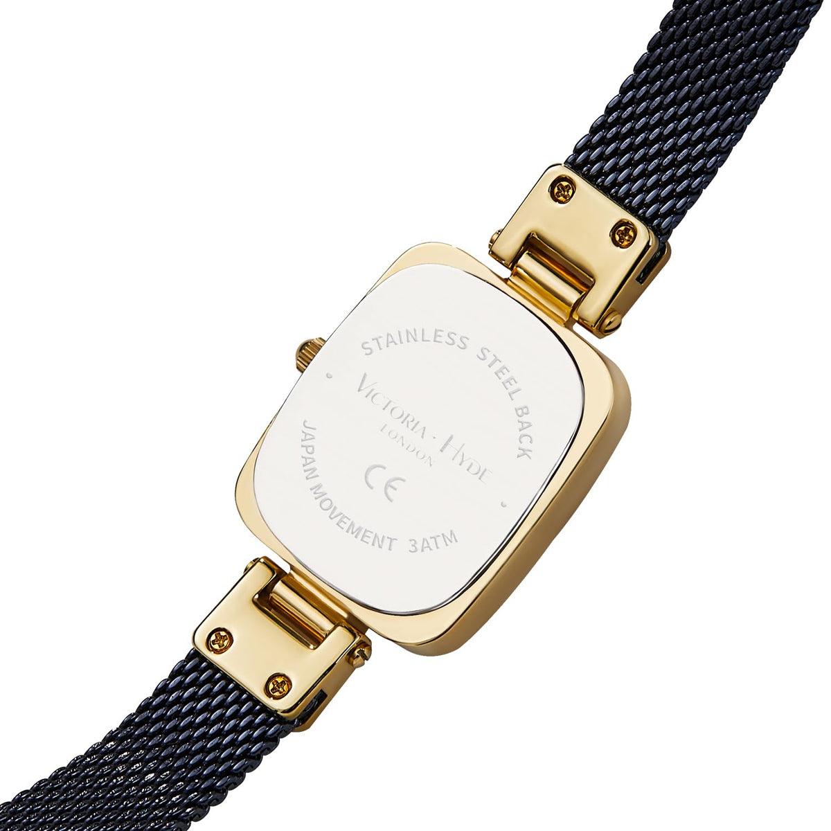 VICTORIA HYDE Dainty Women's Wrist Watch, Rectangle Watches for Women, Womens Watch with Stainless Steel Bracelet or Leather Band