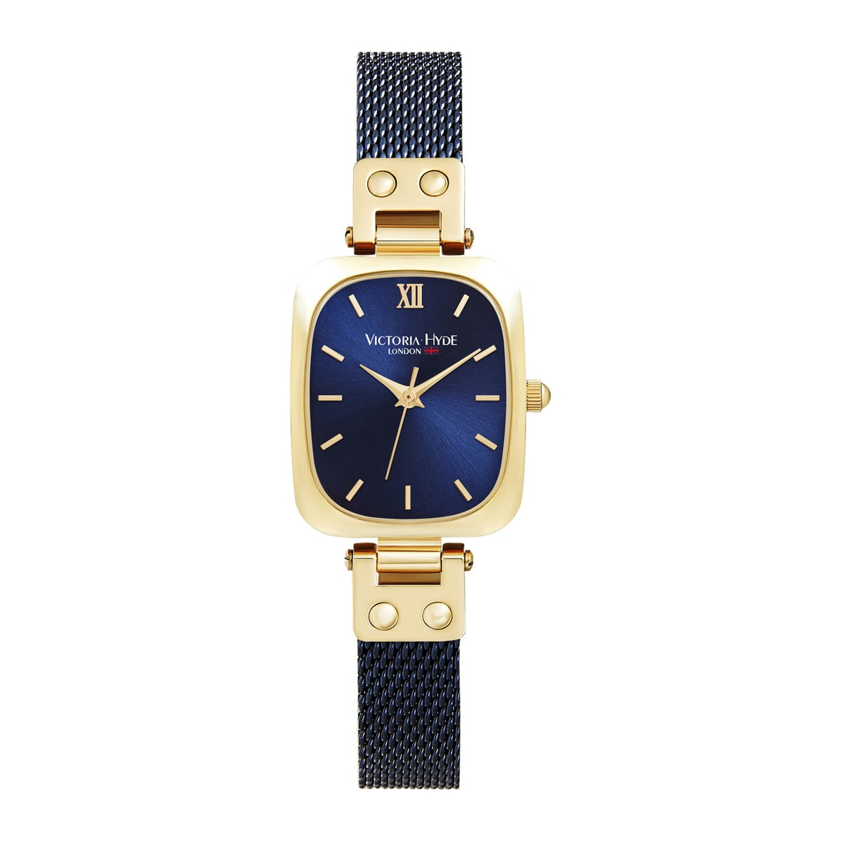 VICTORIA HYDE Dainty Women's Wrist Watch, Rectangle Watches for Women, Womens Watch with Stainless Steel Bracelet or Leather Band