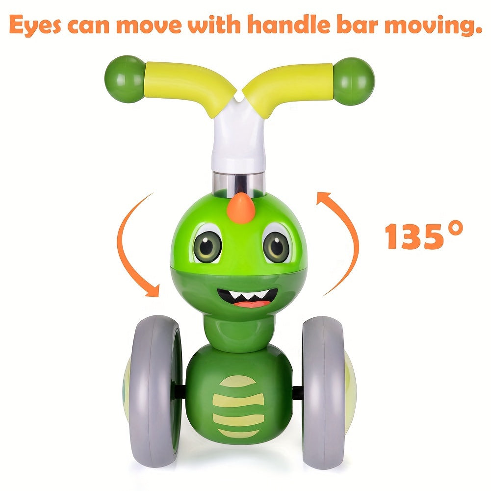 Toddler Balance Bike (Ages 10–36 Months) – No-Pedal Ride-On for Boys & Girls, EVA Wheels, Green