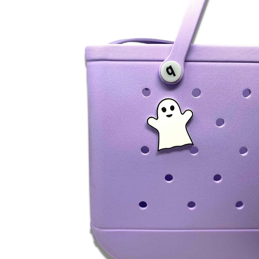 BOGLETS - Halloween Ghost Charm Compatible with Bogg Bags and Other Similar Tote Bags