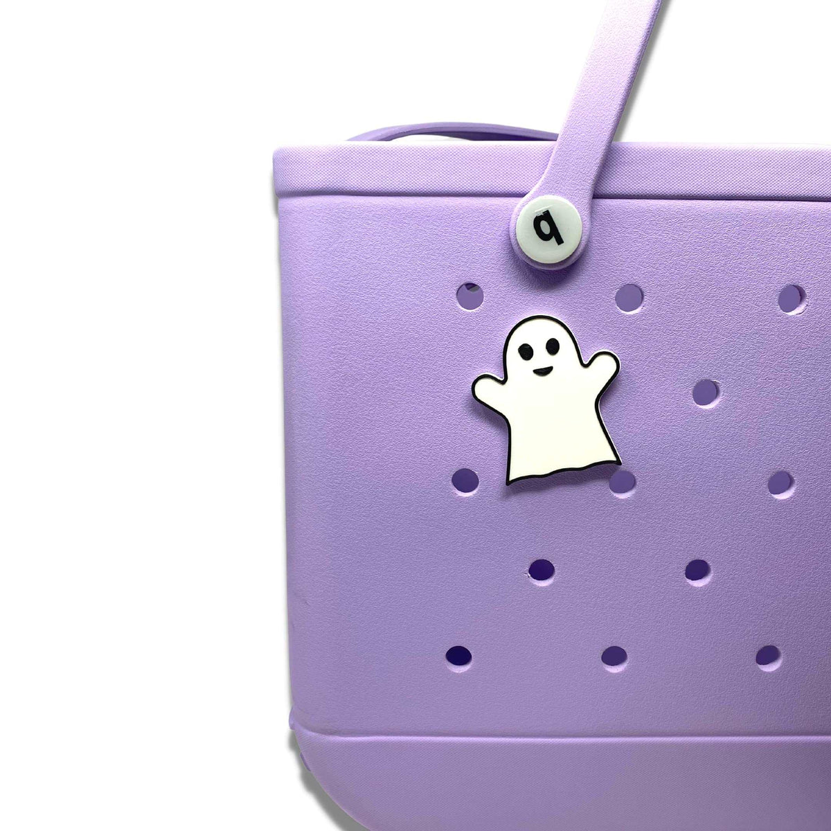 BOGLETS - Halloween Ghost Charm Compatible with Bogg Bags and Other Similar Tote Bags