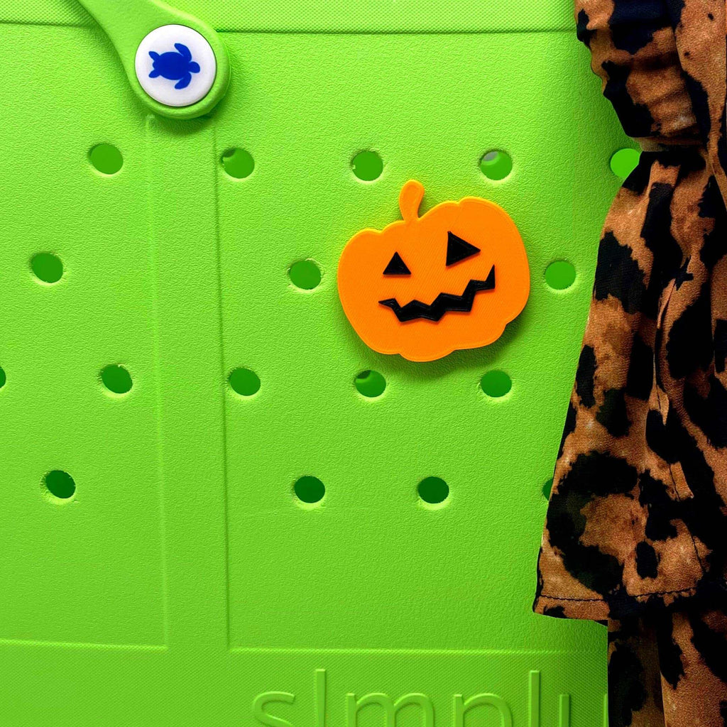 BOGLETS - Halloween Tote Bag Charms Compatible with Bogg Bags (Jack O' Lantern)