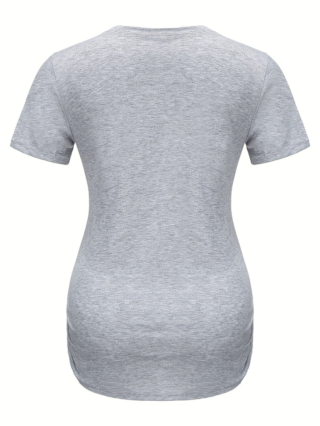 Women's Maternity Casual "I'm A GIRL" Foot Heart Graphic Short Sleeve Slim Fit T-shirt Top for Summer