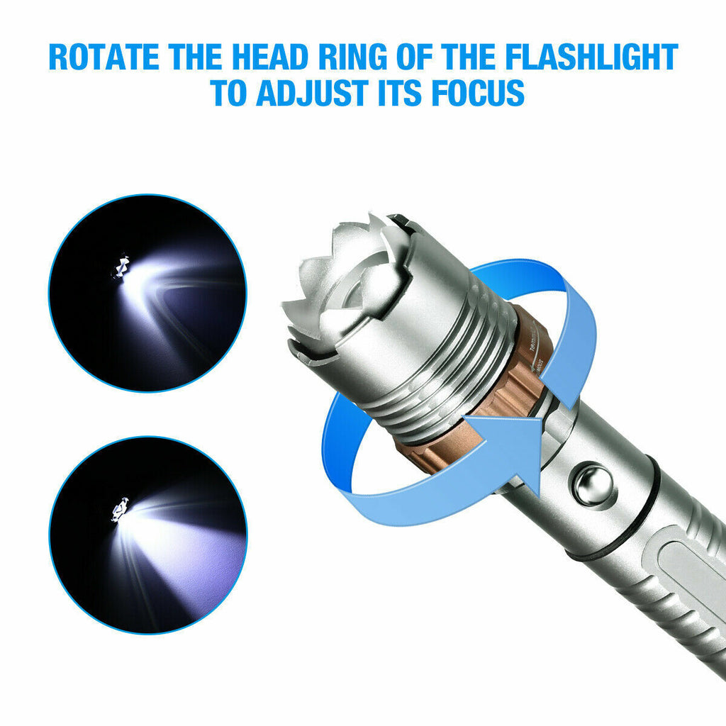 LED Flashlight Rechargeable Work Light