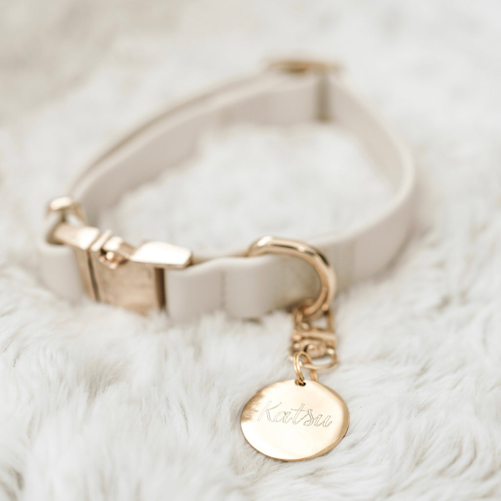 Fur Elise Collar & Leash Set - Bone