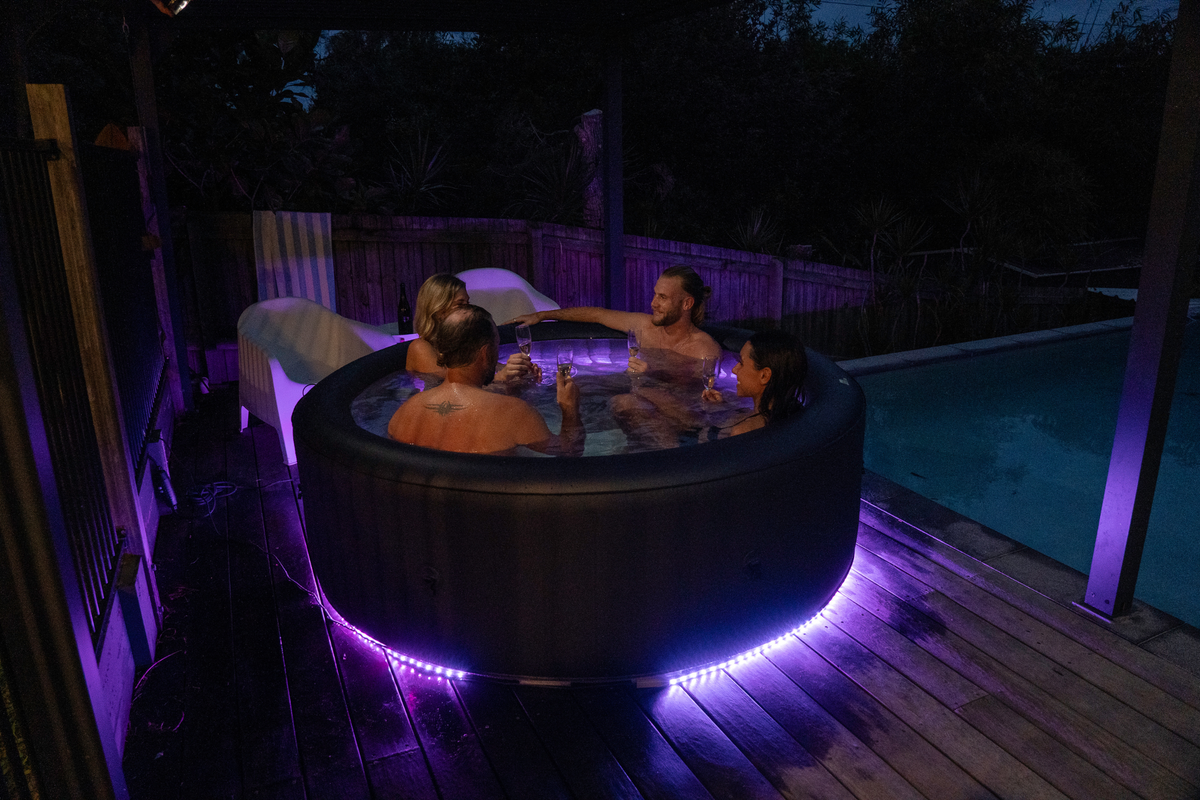 MSPA Aurora Inflatable Hot Tub & Spa — Seats up to 6