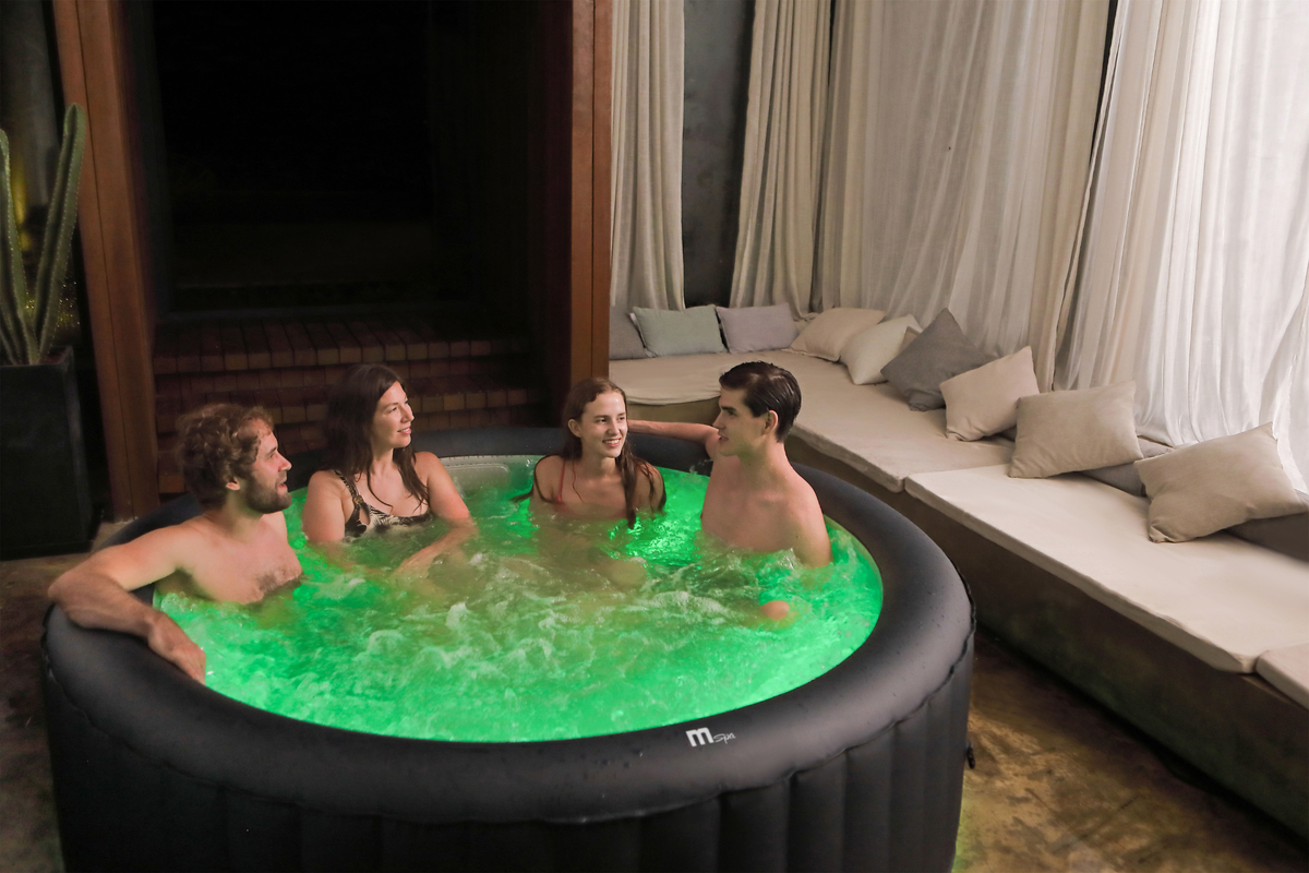 MSPA Aurora Inflatable Hot Tub & Spa — Seats up to 6