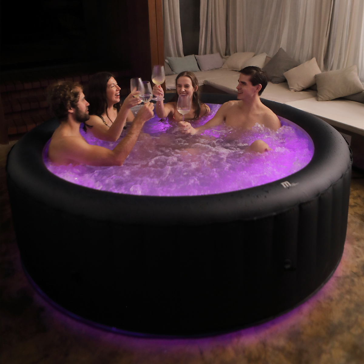 MSPA Aurora Inflatable Hot Tub & Spa — Seats up to 6