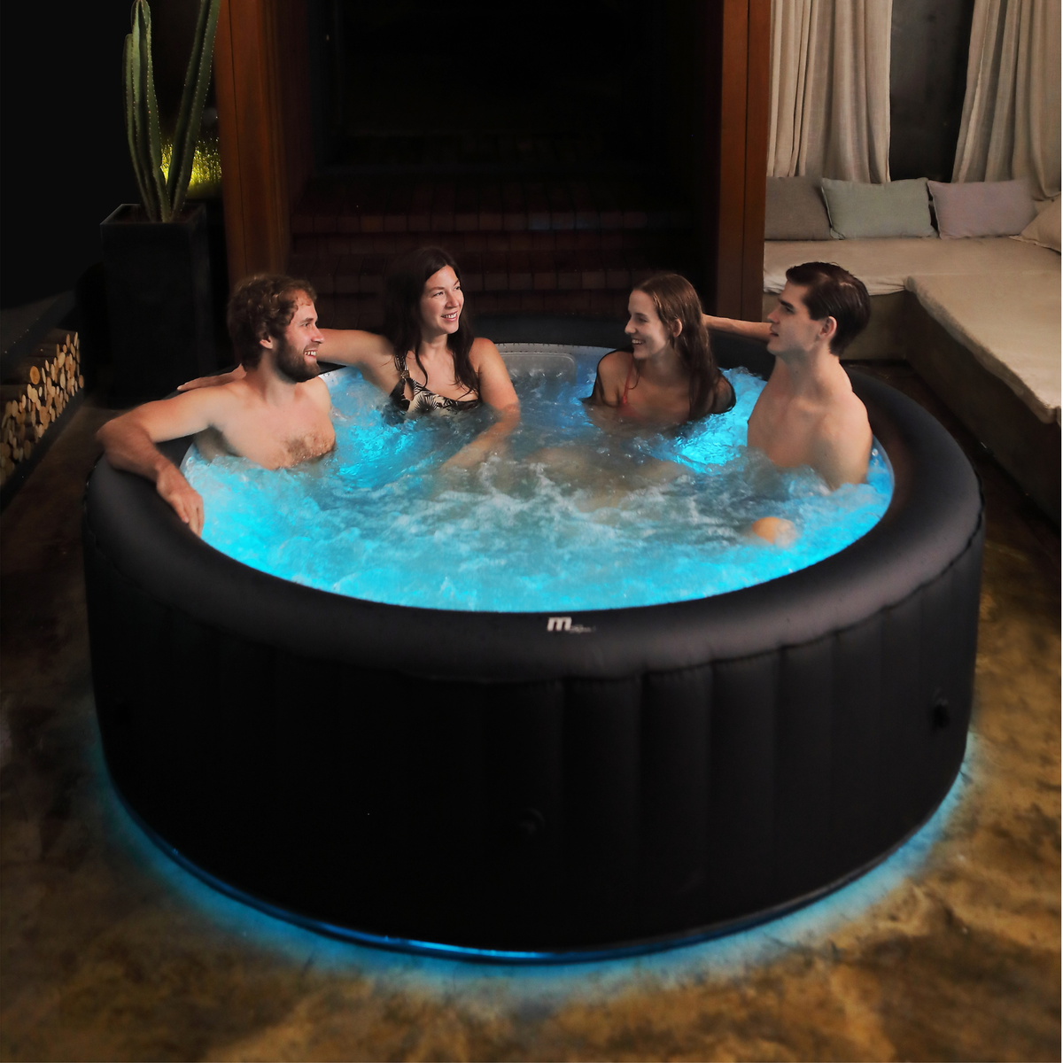 MSPA Aurora Inflatable Hot Tub & Spa — Seats up to 6