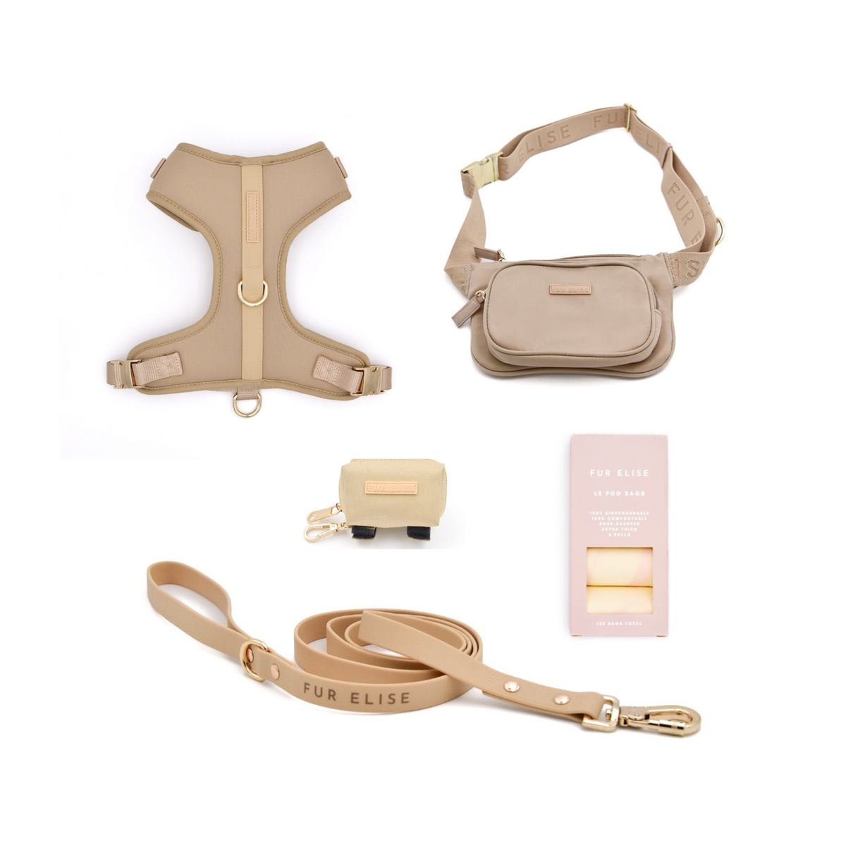 Fur Elise On-the-Go Walk Set - Sand