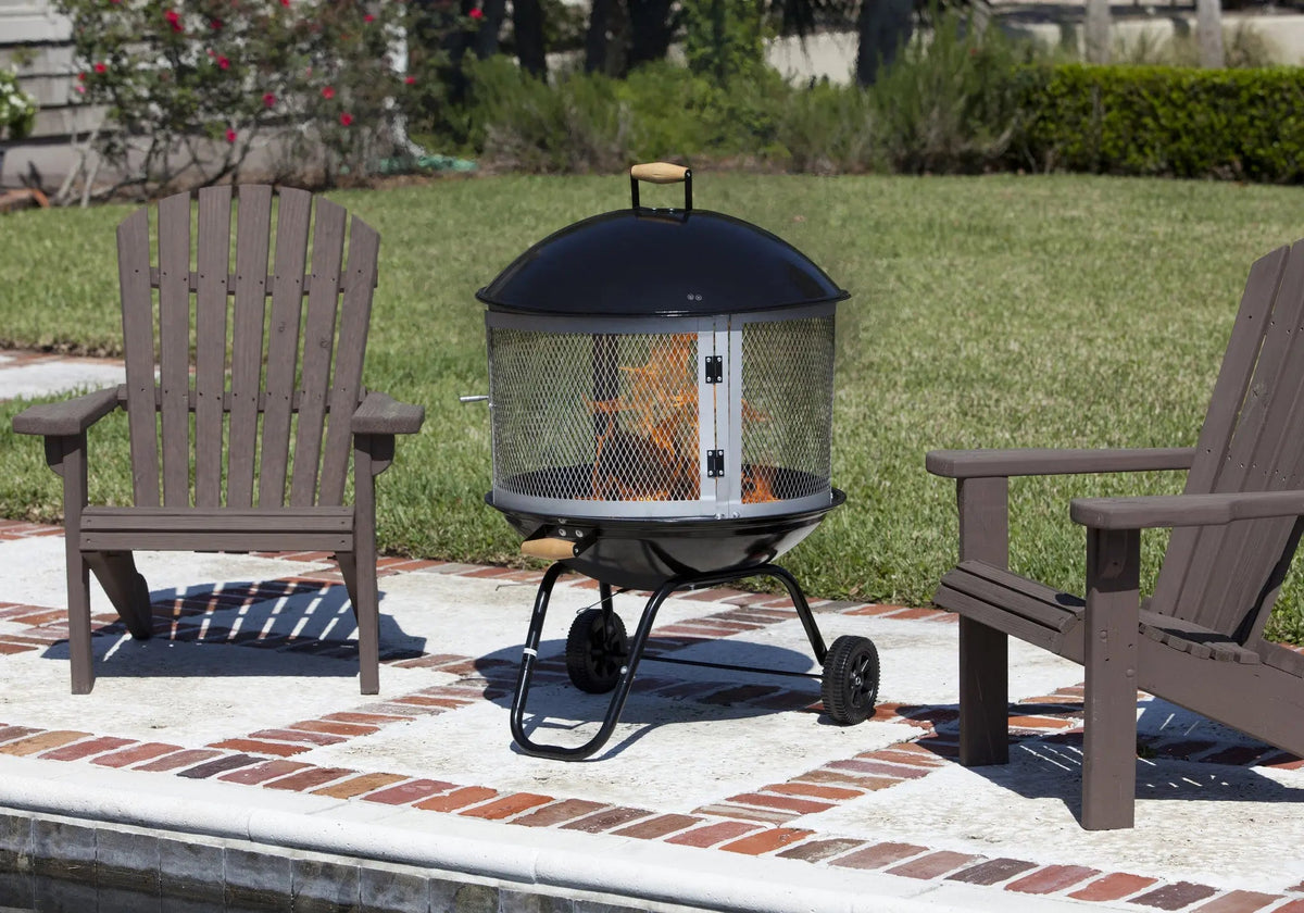 Bessemer Rolling Patio Fireplace