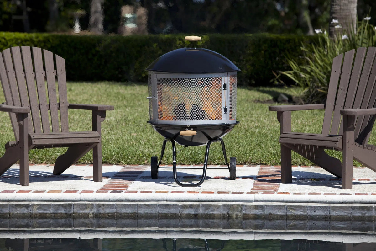 Bessemer Rolling Patio Fireplace