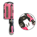13-in-1 Ratcheting Screwdriver with Bit Set – Pink -- DT5021P