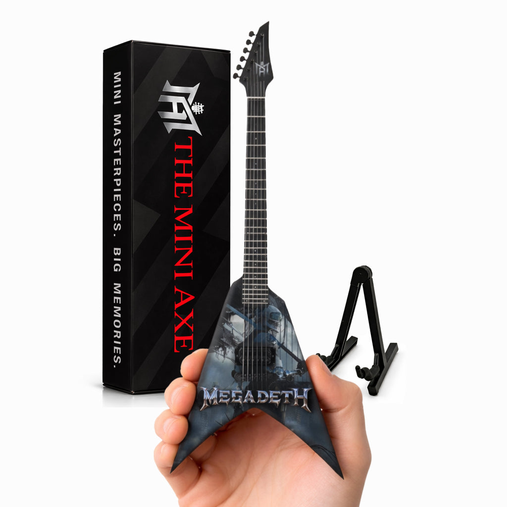 Megadeth "Peace Sells..." and "Dystopia" Collectible Miniature Guitar Set