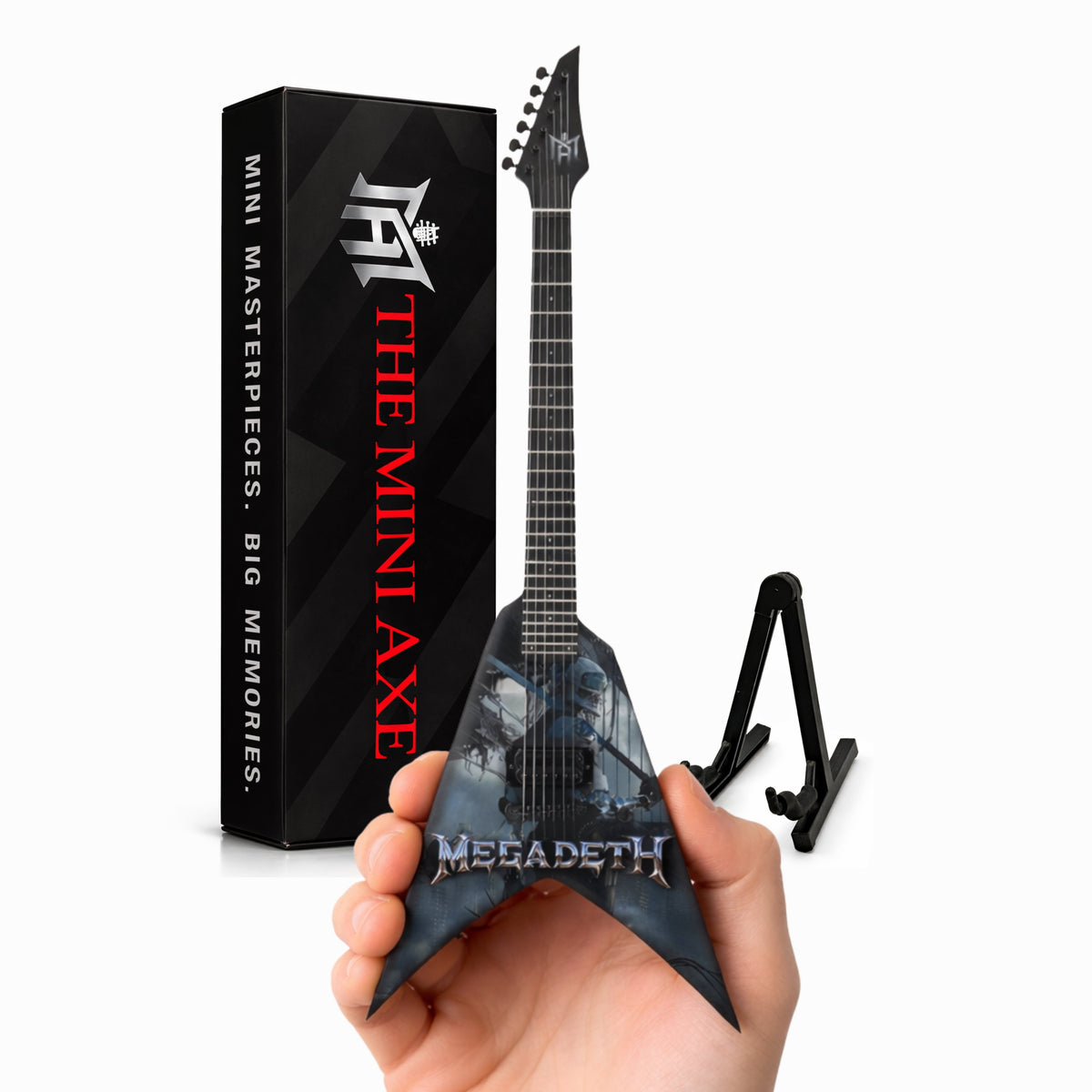 Megadeth "Peace Sells..." and "Dystopia" Collectible Miniature Guitar Set