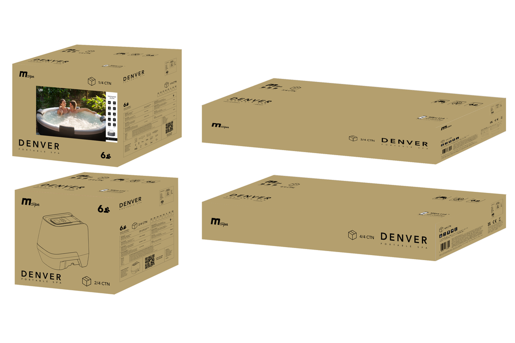 MSPA Denver Rigid Hot Tub & Spa — Seats up to 6