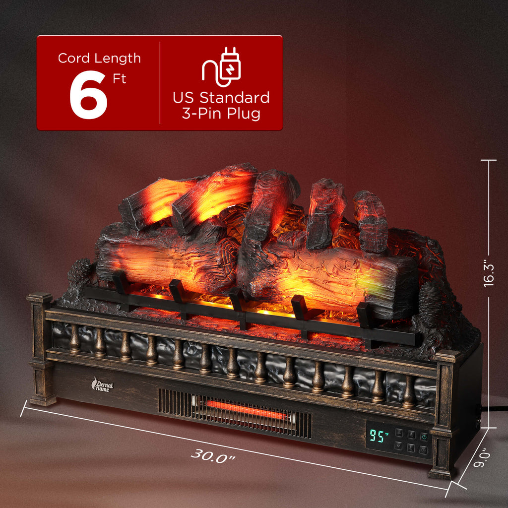 Eternal Flame EF30-PB Electric Fireplace Logs