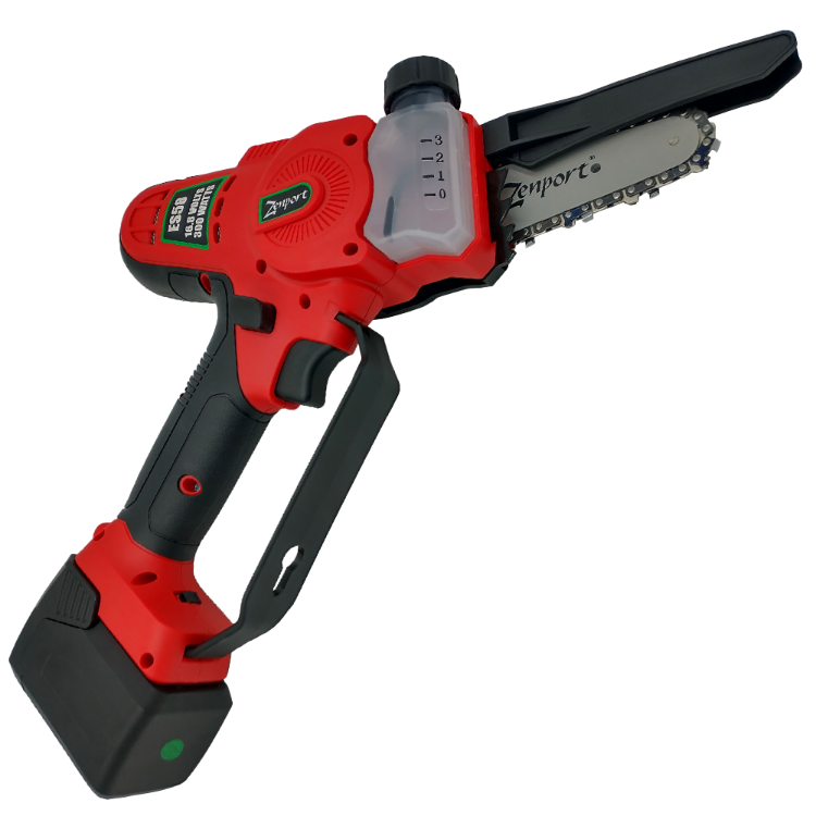 Cordless, battery powered, Chainsaw, 4" Blade Chain Saw