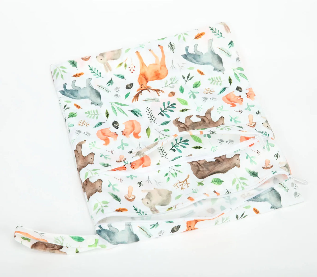 [Sigzagor] Waterproof Wet Dry Bag – Reusable Baby Diaper & Nappy Storage with Two Zippers (36cm x 29cm | 14.2in x 11.4in)