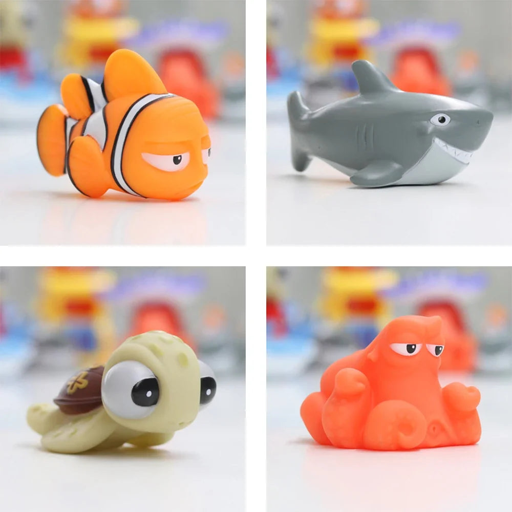 Baby Bath Water Spraying Squeeze Toy – Floating Rubber Animals for Kids