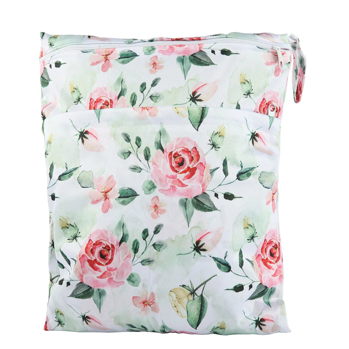 [Sigzagor] Waterproof Wet Dry Bag – Reusable Baby Diaper & Nappy Storage with Two Zippers (36cm x 29cm | 14.2in x 11.4in)