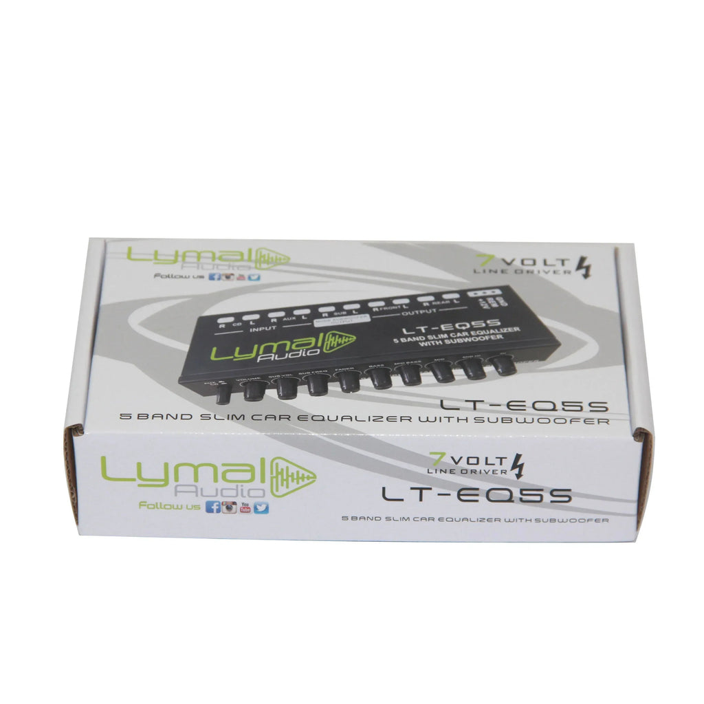 LT-EQ5S 5 Band 9 Volt Car Audio Graphic Equalizer