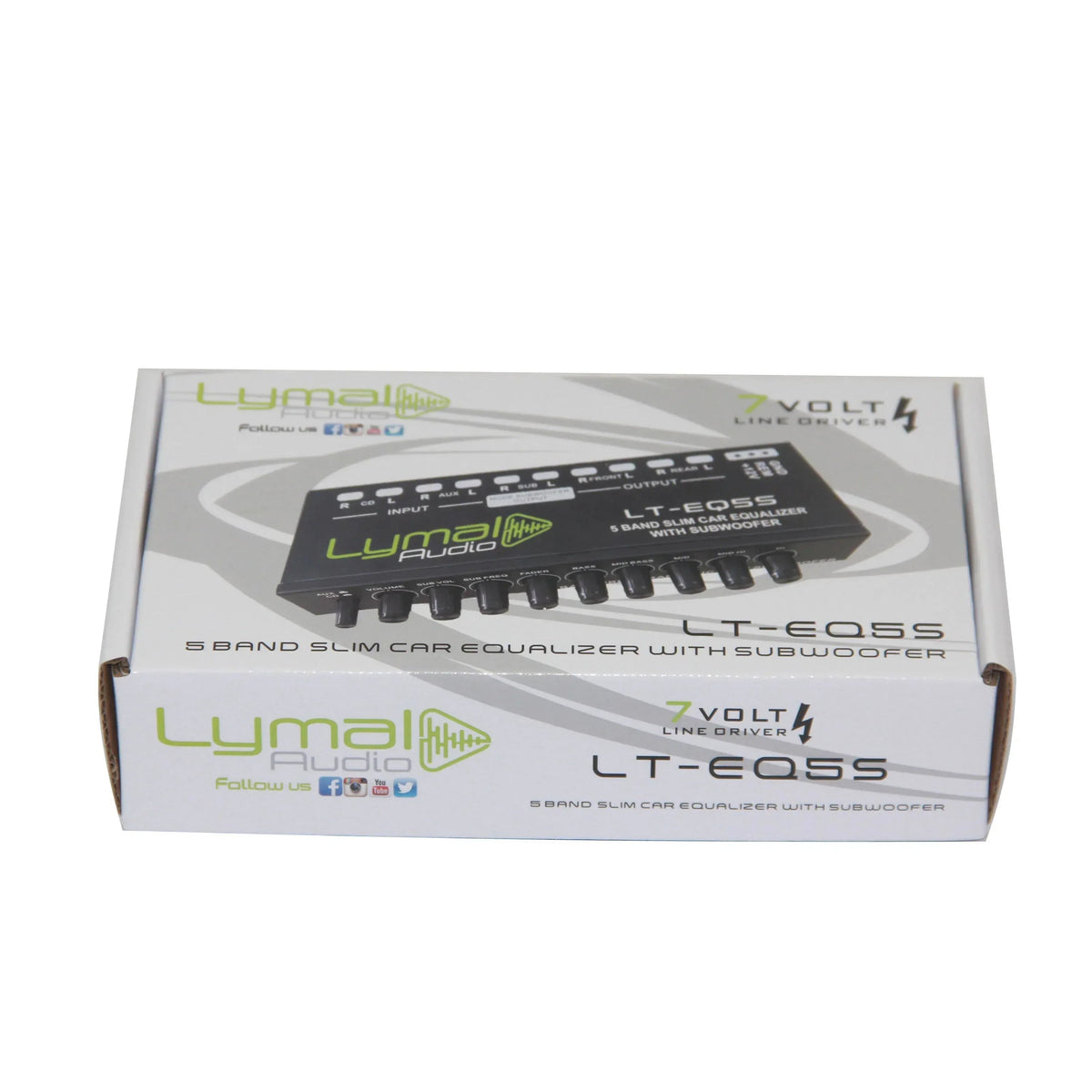 LT-EQ5S 5 Band 9 Volt Car Audio Graphic Equalizer