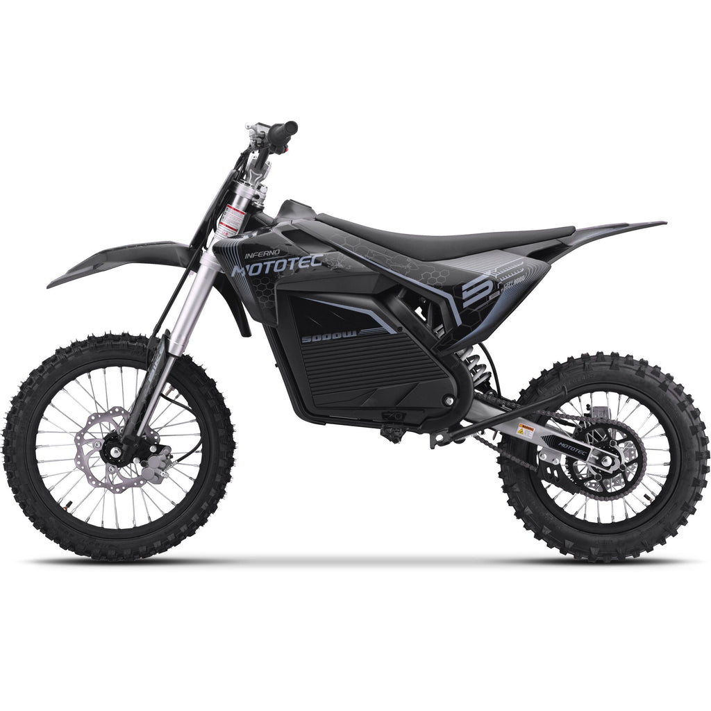 72V 5 kW Electric Dirt Bike (5,000 Watts)