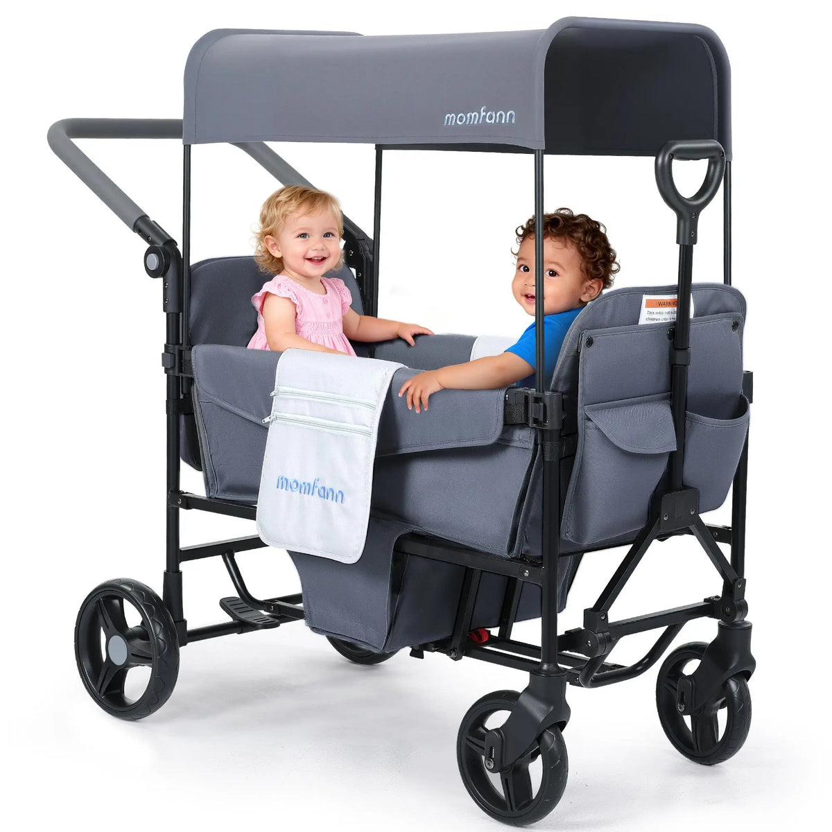 Momfann Lightweight Double Stroller Wagon for Kids