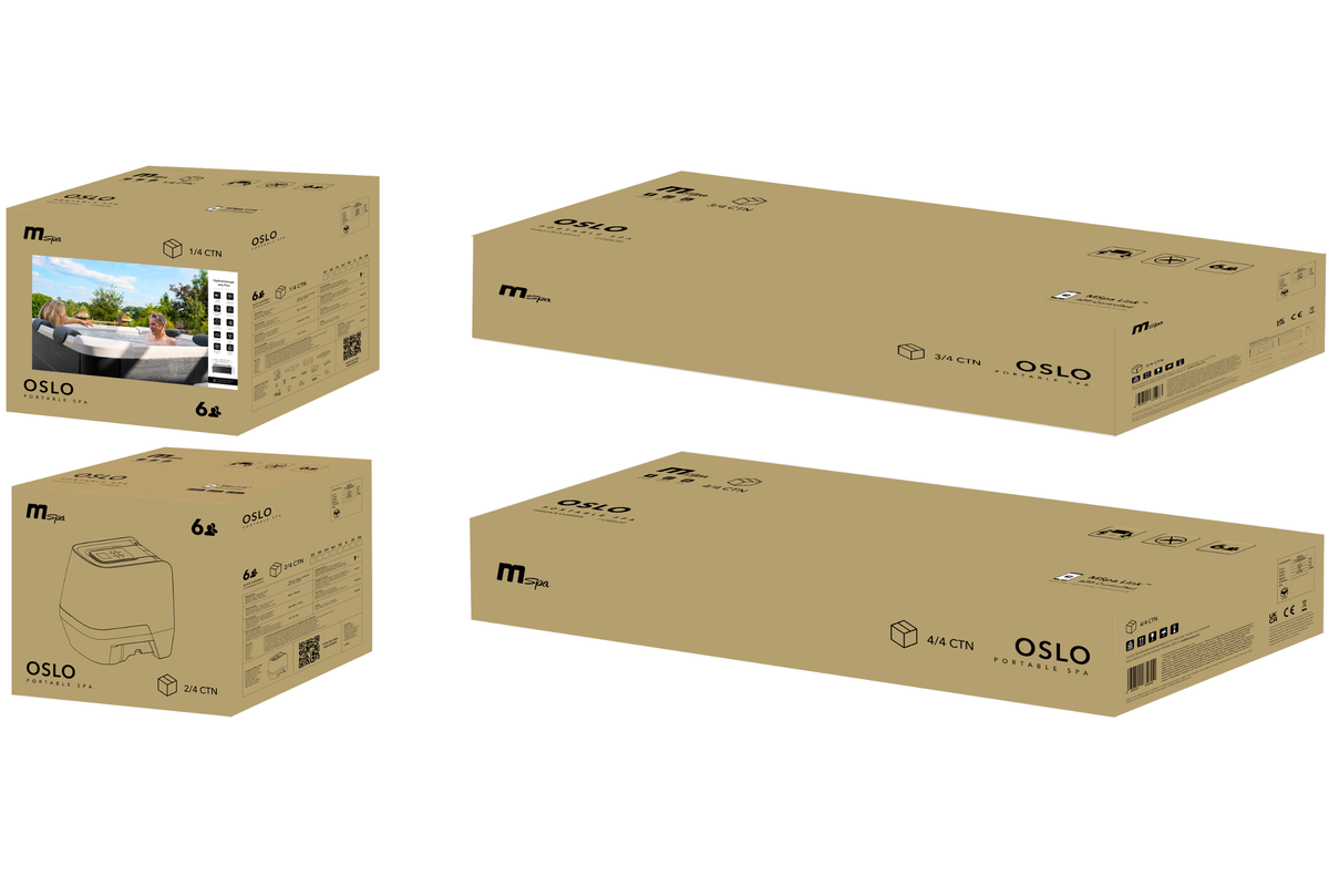 MSPA Oslo Rigid Hot Tub & Spa — Seats up to 6