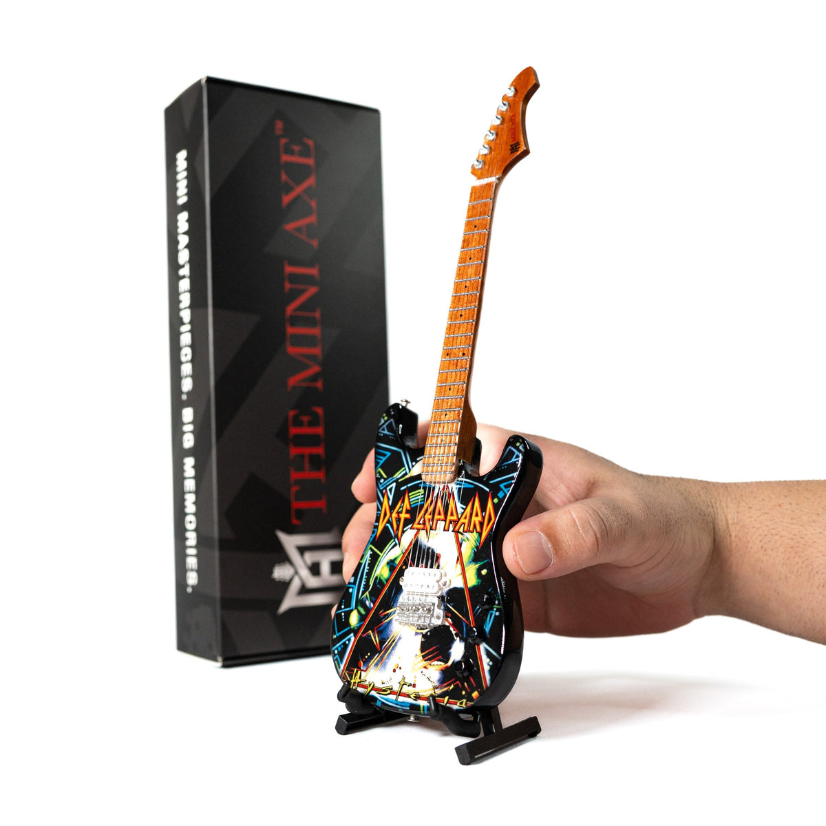 Def Leppard’s “Diamond Rejoice" and "Hysteria” Miniature Guitar Set