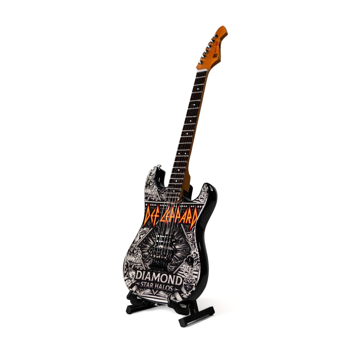 Def Leppard "Diamond" Collectible Miniature Guitar