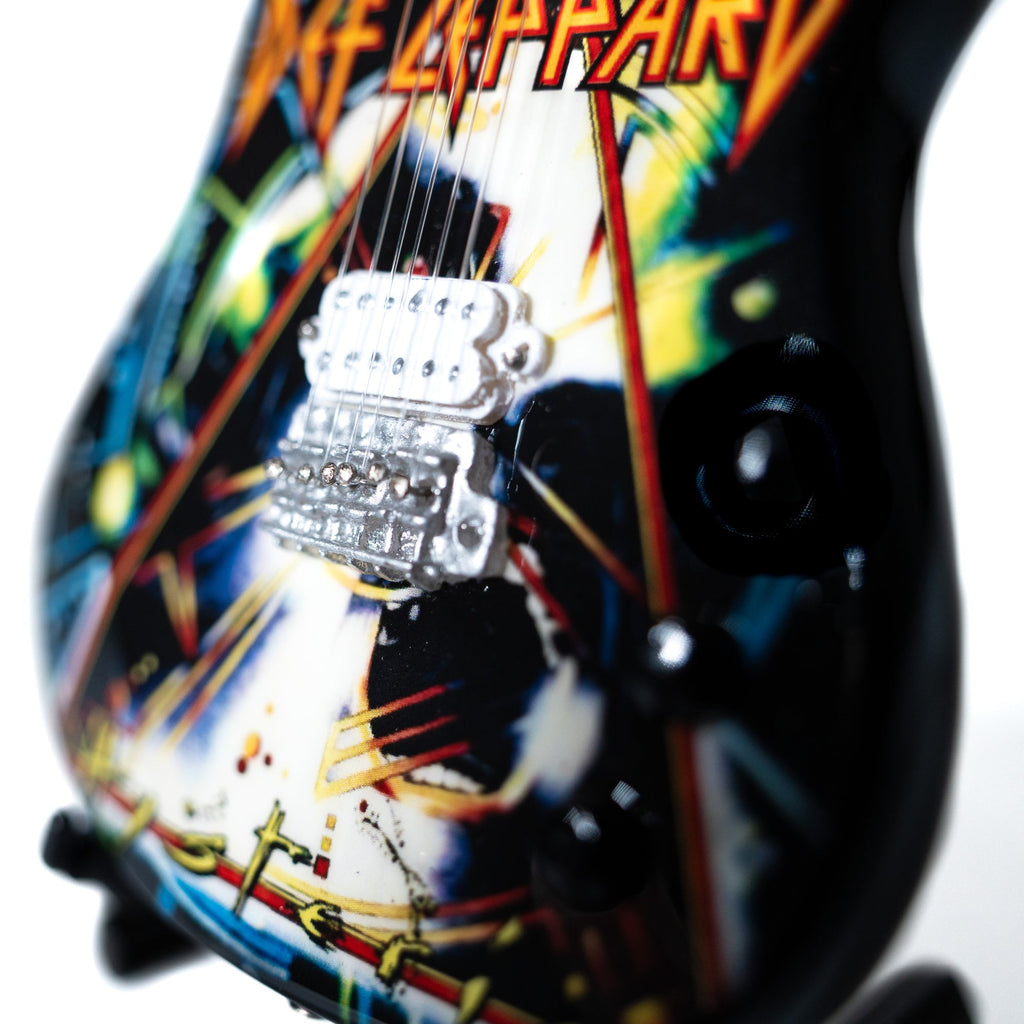 Def Leppard’s “Diamond Rejoice" and "Hysteria” Miniature Guitar Set