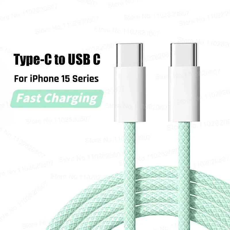 35W USB Cable Connect CarPlay Exclusive For Apple iPhone 16 15 Pro Max Plus USB to Type-C Fast Charging Cables Type-C Data Line