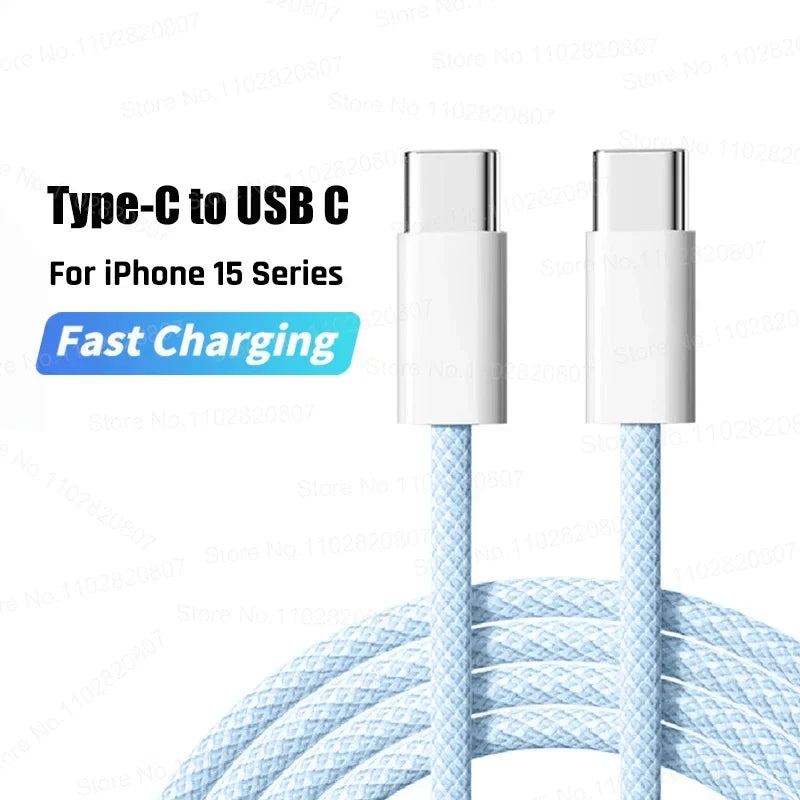 35W USB Cable Connect CarPlay Exclusive For Apple iPhone 16 15 Pro Max Plus USB to Type-C Fast Charging Cables Type-C Data Line