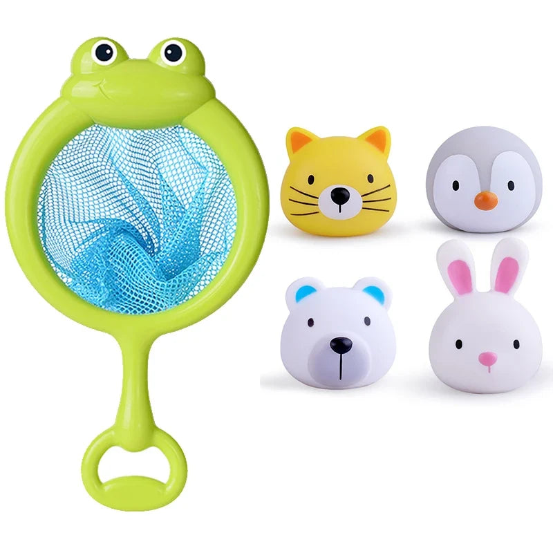 Baby LED Light Up Bath Toy – Soft Rubber Floating Duck for Kids