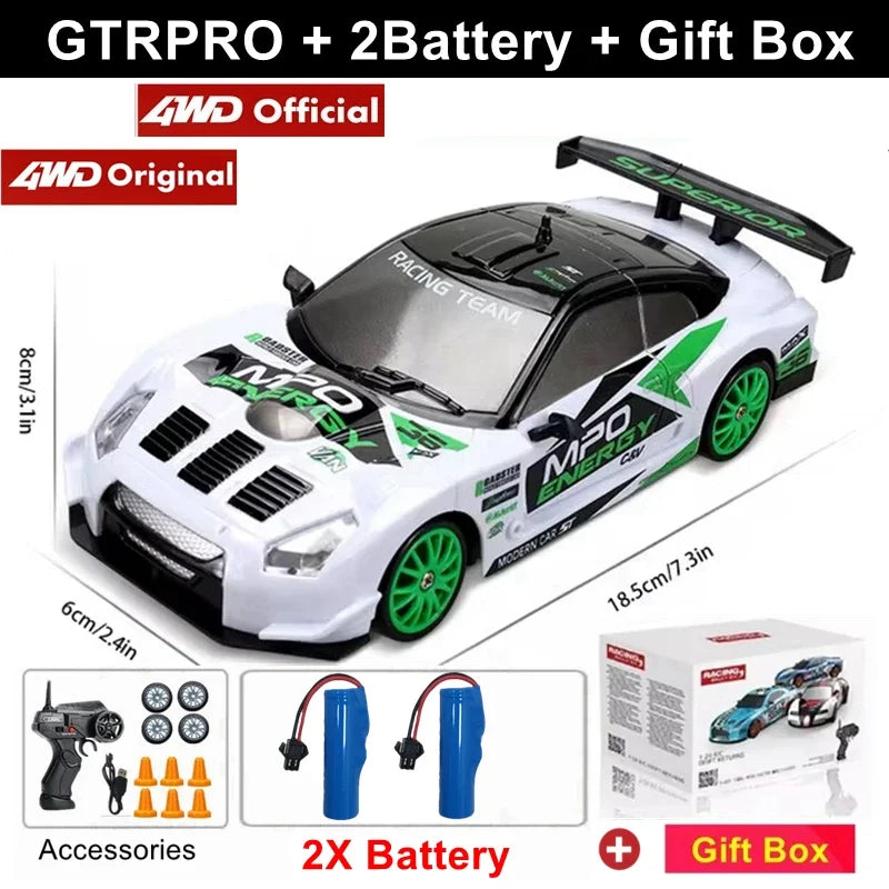 2.4G High-Speed Drift RC Car 4WD AE86 Model Remote Control Racing Toy