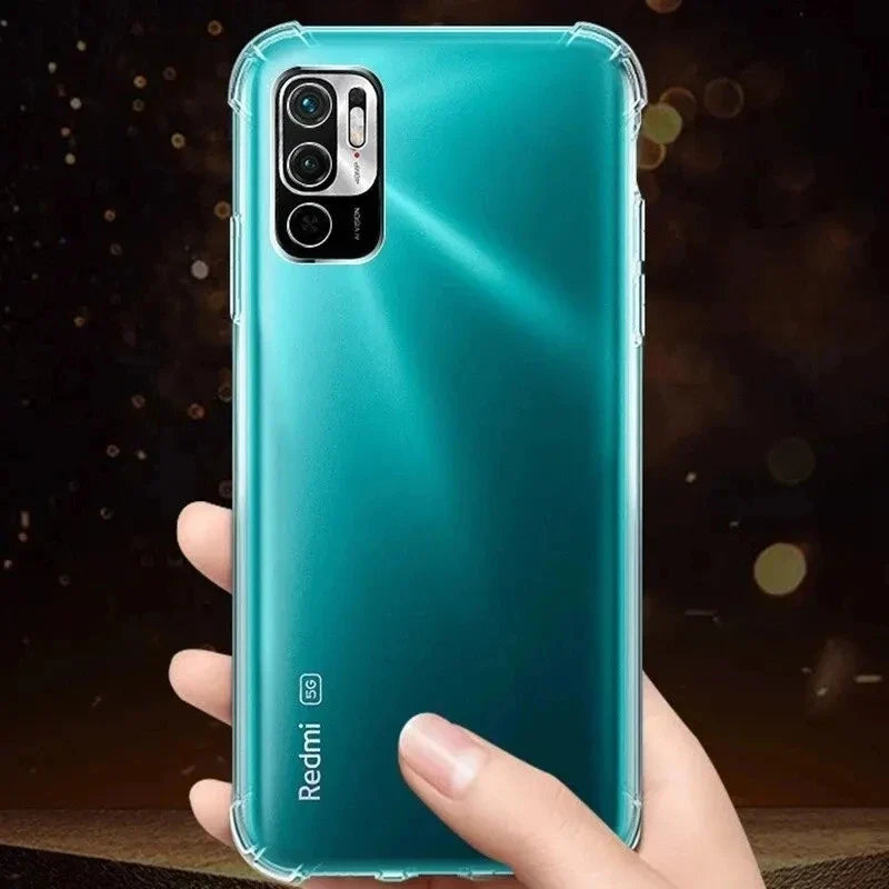 Shockproof Transparent Case For Xiaomi Redmi Note 13 12 11 Pro + Phone Case Redmi Note 10 9 Pro Max 8 7 Soft Clear Back Cover