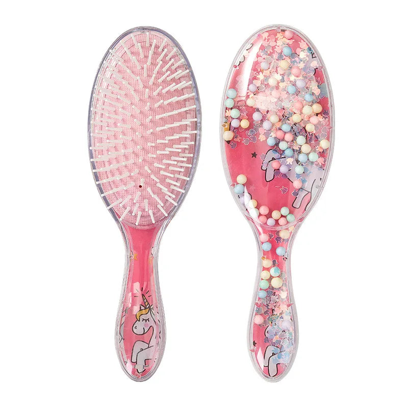 1pc Frozen Air Cushion Hair Comb - Cartoon Mouse Cartoon Mouse Sofia Ice Princess Anna Princess Massage Comb for Girls - Perfect Gift