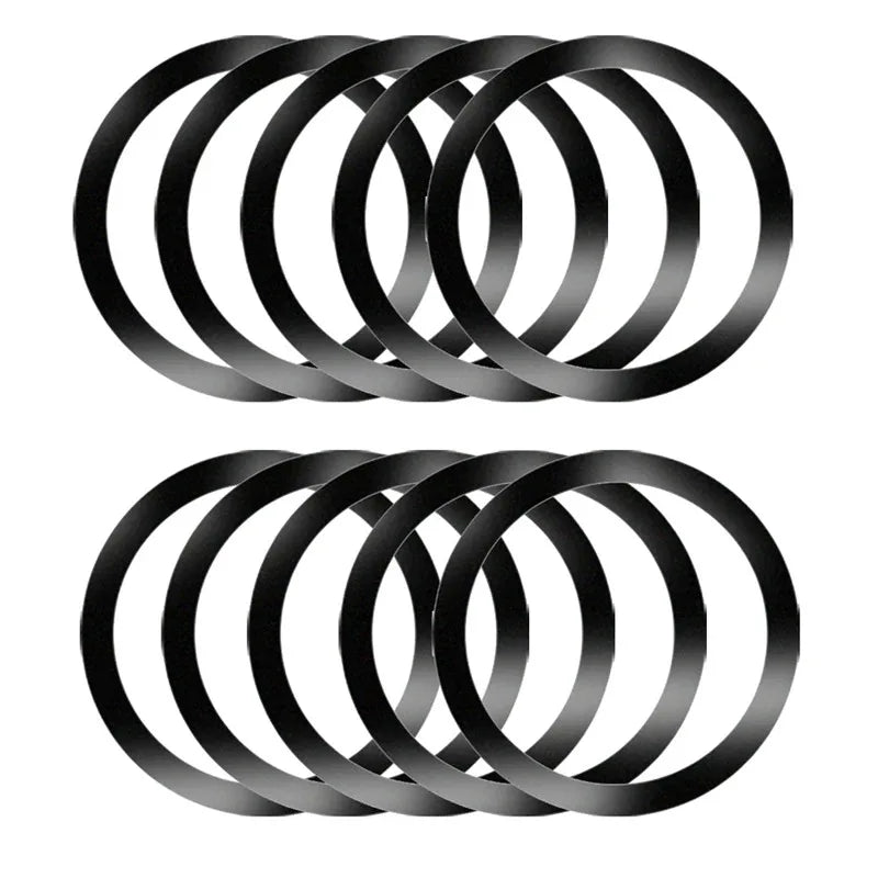 2024 Stainless Steel Universal Magnetic Metal Plate Ring For Magsafe Wireless Charger Iron Sheet Sticker Magnet Car Phone Holder
